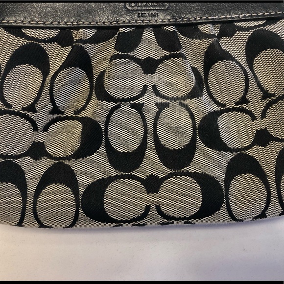 Coach Wristlet, black and grey - Picture 3 of 7